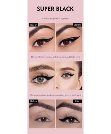 Black Liquid Eyeliner Smudge-Proof & Transfer-Resistant Fast Drying Eyeliner Pencil Professional Makeup Set Liquid Eye Liner Pencil Long Lasting And Smudge Proof Eye Makeup for Women 1 count (Pack of 1) - Buy Online on GoSupps.com