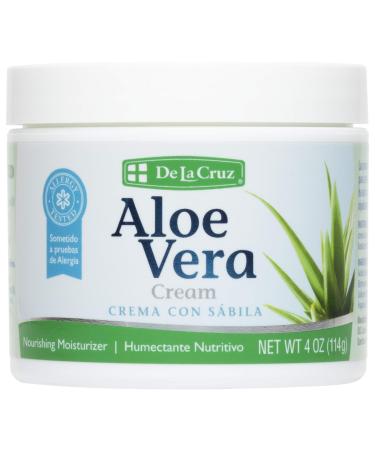 De La Cruz Aloe Vera Cream 4 oz (114 g)
