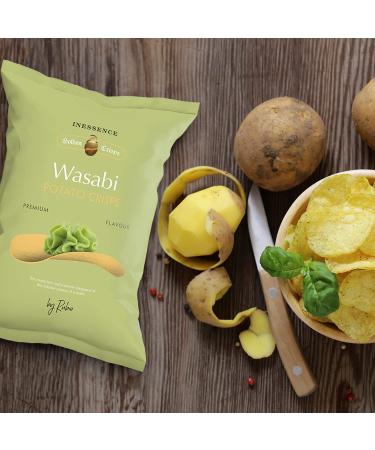 9x Rubio Wasabi Chips | Vegan & Gluten-Free Spanish Potato Snacks | Large 125g Pack - Perfect for International Shipping - Buy Online on GoSupps.com
