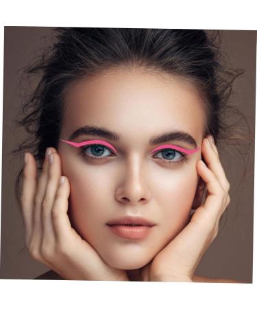 Hemoton 4Sets Paper stickers Colorful Eyeliner Sticker Creative Eyeliner Sticker 1 count (Pack of 1) Colorful - Buy Online on GoSupps.com