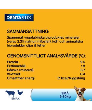 Pedigree DentaStix Daily Oral Care Dental Care Snack for Small Dogs - Chicken & Beef Flavored Dog Treats for Everyday Use - 112 Sticks (4 x 28 Pieces) - Buy Online on GoSupps.com
