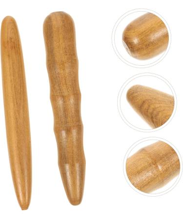 Buy Cabilock Multi-Purpose Acupress Tool - Wooden Massage Pencil & Trigger Stick for Foot & Neck Relief - 11.5x1.5cm Light Brown | Fast International Shipping - Buy Online on GoSupps.com