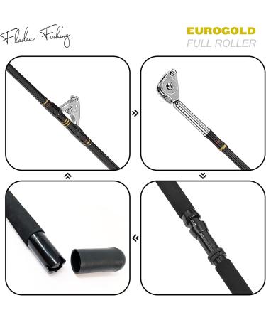 Euro Gold 1.85m Trolling Fishing Rod - Offshore Deep Sea 2 Section Bootrute | 13.6-59kg Class Shipping Worldwide - Buy Online on GoSupps.com