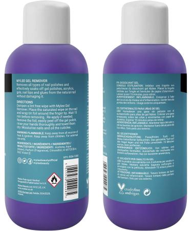 Mylee Gel Polish Remover Acetone 1000ml Salon Professional UV LED Soak Off Nail Polish Cleaner for Manicures and Pedicures - Buy Online on GoSupps.com