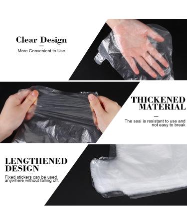 Lot de 300 Chaussettes Jetables en Plastique pour P dicure Transparent Sacs de Bain en Cire de Paraffine pour Pieds Bain de Paraffine avce Autocollants - Buy Online on GoSupps.com