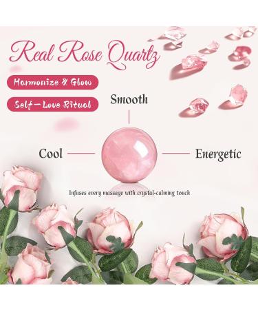 Warmify Castor Oil Roll On Rose Quartz for Face & Eyes Organic, Cold Pressed, Hexane-Free, Unrefined Bottle Dual Zone Targeted Roller Balls for Delicate Skin Care - Buy Online on GoSupps.com