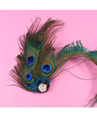 Beaupretty Feder Haircap Fascinators - Stylish Pfau Flapper Headdress for Women & Girls | Party Headgear & Hair Jewelry - Buy Online on GoSupps.com