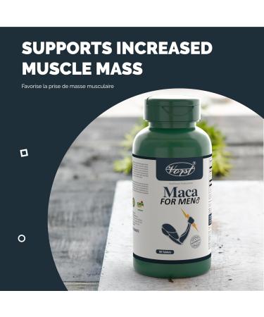VORST Maca for Men 90 Vegan Tablets | Black Peruvian Maca Root Supplement | 1 Bottle 90 count (Pack of 1) - Buy Online on GoSupps.com