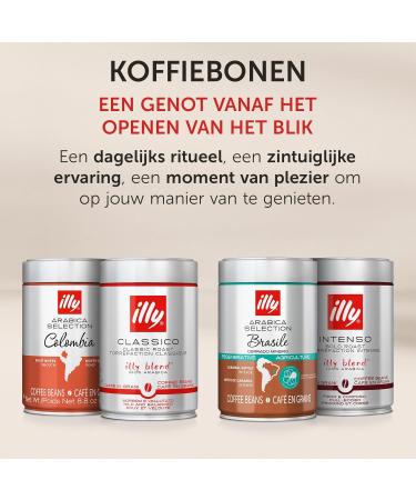 illy Coffee Beans Arabica Selection Brazil Cerrado Mineiro 100 Arabica with Notes of Caramel and Dried Fruit Intense Flavor Pack of 250 g - Buy Online on GoSupps.com