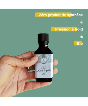 Huile de Nigelle BIO Press e froid Pure Cumin noir - 100% Naturelle cultiv e en gypte et embouteill e en France - Qualit alimentaire - 50ml 50 ml (Lot de 1) - Buy Online on GoSupps.com