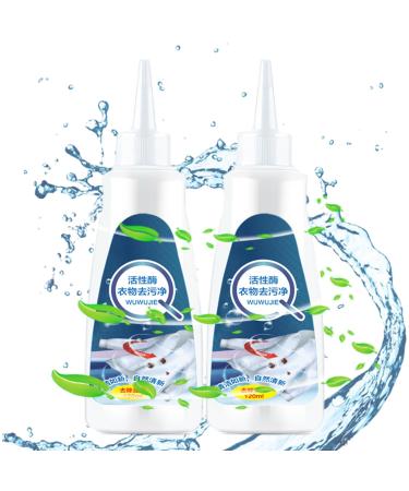 Donubiiu Affectionate Stain Remover Affectionate Active Enzyme Laundry Stain Remover- white shirt guardian colour run remover for clothes Affectiont Stain Remover (White 2 Pcs) White 2 Pcs