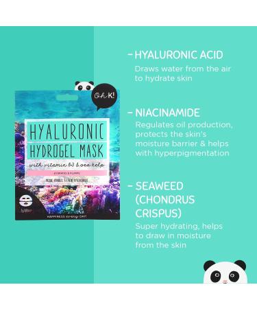 Oh K! Marine Hyaluronic Acid Hydrogel Mask - Hydrating Facial Treatment - Buy Online on GoSupps.com