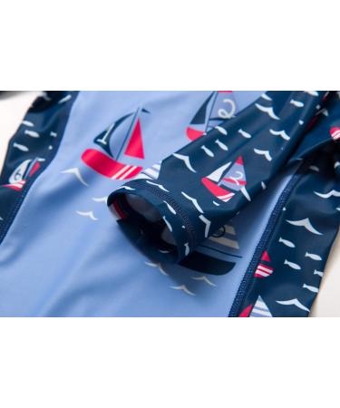 Bonverano Baby Boys Sunsuit UPF 50+ with Sun Hat - 3 Sailing, 2-3 Years - Buy Online on GoSupps.com