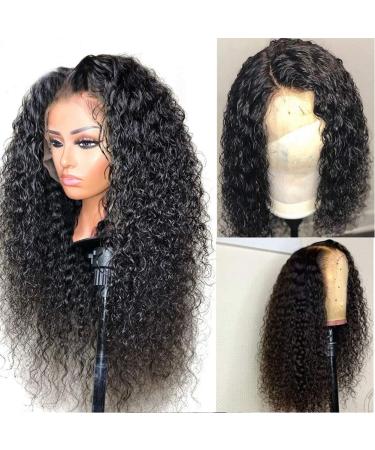 Saupa wigs real hair Human Wigs Curly Wave Hair Lace Front Wigs Hair Lace Front Wig Human Hair Wig Peruck Real Hair Brazilian Water Wave Wohlen Human Hair W cken 16inch