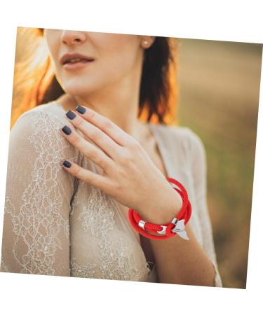 ABOOFAN 2 Pcs Whale Tail Bracelet Marine Anchor Couple Bracelet Sailing Bracelet Daily Bangle Cuff Bracelet Bracelets for Couples Stylish Bracelet Natal Lovers Silica Gel Year of Birth - Buy Online on GoSupps.com