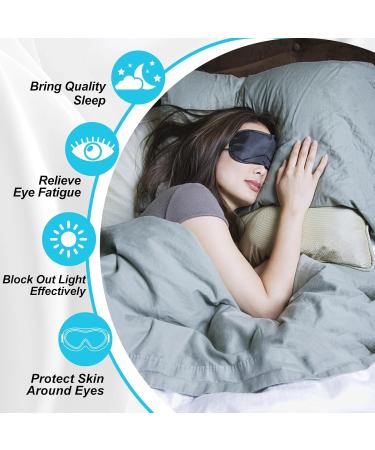 30 Pcs Soft Black Blindfold Eye Cover Sleep Masks with Nose Pad Perfect for Travel Sleep Games & Parties - Buy Online on GoSupps.com
