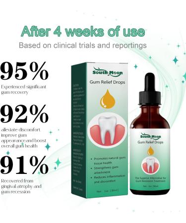 South Moon Gum Repair Drops - Oil Pulling & Gums Treatment for All Ages (2PCs) - Enhance Oral Health & Freshness - Buy Online on GoSupps.com