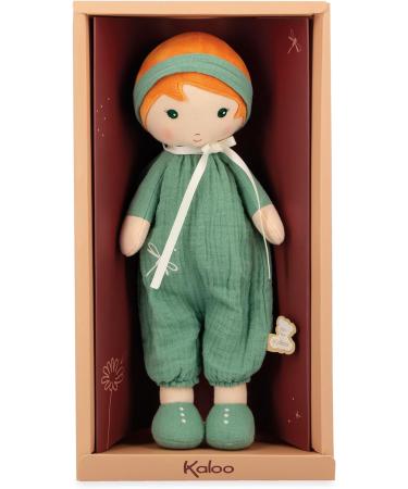 Kaloo Tendresse Olivia 32cm Rag Doll in Muslin Dungarees | Customisable Gift Box | Ages 0 - Buy Online on GoSupps.com