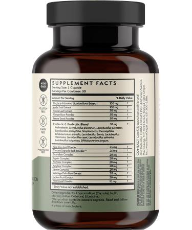 TERRA ORIGIN Detox Cleanse Probiotics 30 Veggie Capsules | 5B CFU | Metabolism Booster with Licorice Root, Amla Fruit, Senna Leaf, Ginger Root | Natural Digestive Support - Buy Online on GoSupps.com