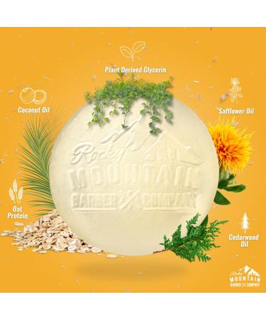 Men's All-in-One Shampoo & Body Soap Bars | Extra Thick Glycerin Hair & Body Soap | 2 Bars | Spiced Sawdust Scent | With Coconut Oil & Oat Protein | Made in USA | 14.5 oz - Buy Online on GoSupps.com