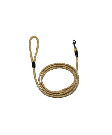 Leash - rope leash with hand loop Basic 10mm 27 colours 7 lengths (2.50 m hemp-coloured) 2.50 m hemp-coloured