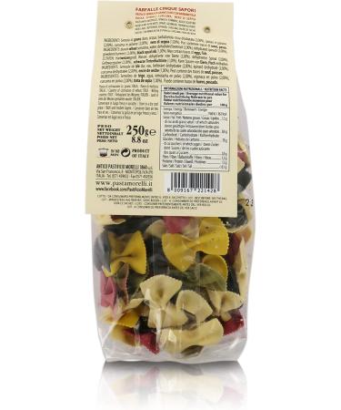 Farfalle Ai 5 Flavours Coloured Paste 8 Packs of 250 g - Buy Online on GoSupps.com