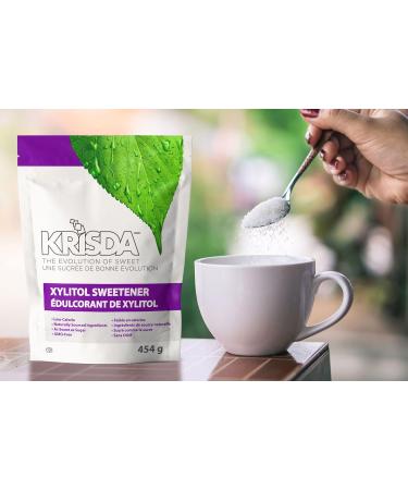 Krisda Xylitol Spoonable Natural Sweetener 454 grams - Buy Online on GoSupps.com