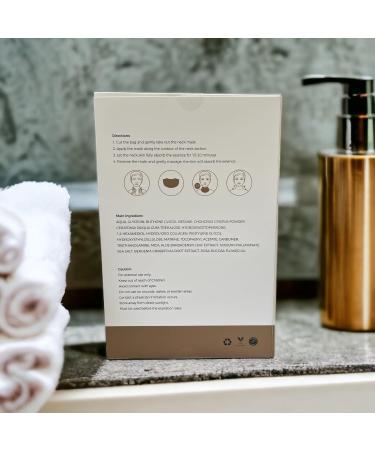 SHAN ROCK BEAUTISTIC 2pc Luxury Collagen Neck Mask - Anti-Wrinkle Hydrating & Anti-Aging Moisturizer for Rejuvenation & Tightening - Buy Online on GoSupps.com