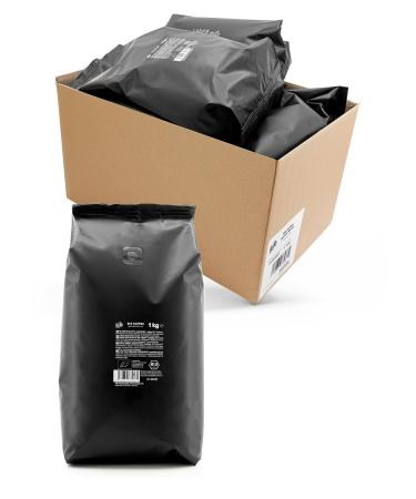 KoRo - Organic black coffee beans 6 x 1 kg - Balanced taste - Intense aroma - Gentle roasting - Organic quality