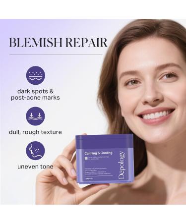 depology Blemish & Tone Toner Pads Upgraded Helps Fade Dark Spots Facial Pads & Uneven Skin Tone with Lactic Acid Bakuchiol & Centella Daily Exfoliating for Sensitive Skin - Buy Online on GoSupps.com