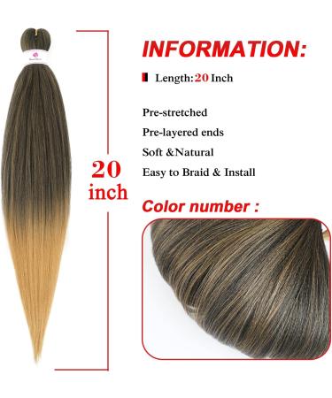 Beyond Beauty 8 Packs Black Pre Stretched Braiding Hair Synthetic Yaki EZ Braiding Coi Leray Braids Knotless Braiding Hair Extensions Pre Stretched Hot Water Setting Crochet Braids 20Inch(T27) 8Packs--20Inch T1B-27 - Buy Online on GoSupps.com