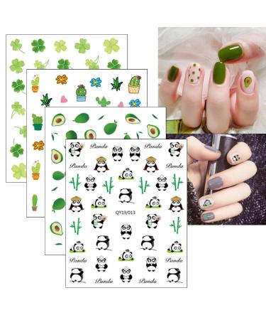 JMEOWIO 16 Sheets Cute Nail Stickers for Kids - Self-Adhesive Fruit & Flower Nail Art Decals | Nail Design Accessories - Buy Online on GoSupps.com