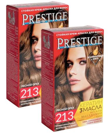 Vip's Prestige 213 Hazelnut Resistant Hair Cream "Vip's Prestige" with argan macadamia and chia oil / - (2 )