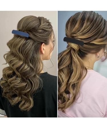 Matte Hair Clips Set - Stylish French Barrettes for Women - 3 Pcs - Buy Online on GoSupps.com