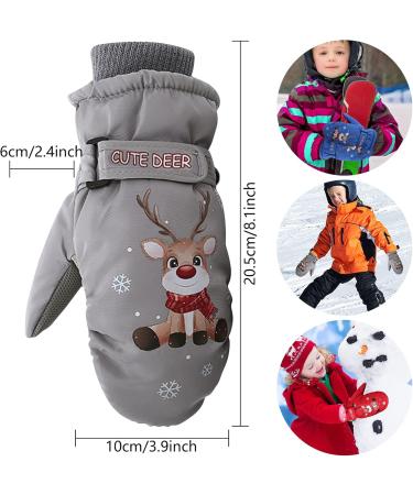 Children's Ski Gloves | Waterproof & Warm F ustling | Thermal Skating Gloves for Boys & Girls - Shop Internationally! - Buy Online on GoSupps.com