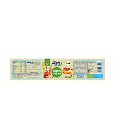 Buy Alete Organic Baby Pasta with Vegetables & Beef - 6 x 250g Jars No Added Sugar 1 Year+ - Buy Online on GoSupps.com