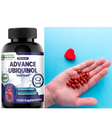Ubiquinol Kaneka QH 100mg High Potency 120 Softgels - Pure Encapsulation CoQ10 Supplement, Easy to Swallow, Naturally Fermented Reduced Form - 120 Count - Buy Online on GoSupps.com