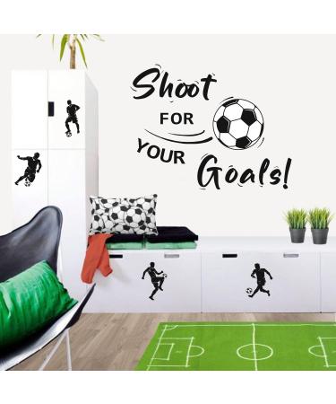 Football Player Wall Decals - Soccer Sport Stickers for Boys Bedroom - Kids Room Decor - Buy Online on GoSupps.com