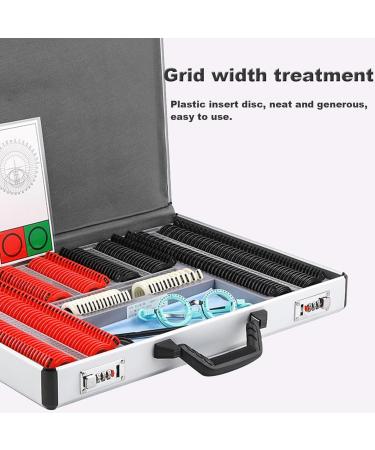 266Pcs Optical Lens Optometry Rim Case Kit Set w/Free Optometry Test Trial Frame Complete Optical Trial Lens Set with Aluminum Storage Box Ophthalmic Trial Case Lenses - Buy Online on GoSupps.com