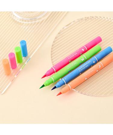 Double Liquid Eye Liner set of 4 waterproof longlasting eyeliners with stamp stamp for precise eye makeup for women and girls - Buy Online on GoSupps.com