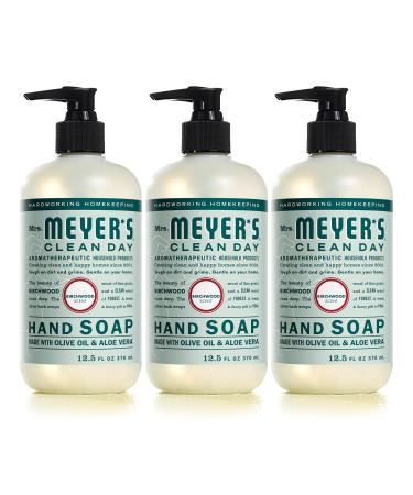 MRS. MEYER'S CLEAN DAY Liquid Hand Soap, Birchwood Scent, 12.5 fl oz (Pack of 3)