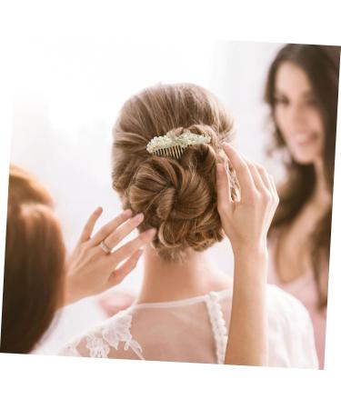 POPETPOP Alloy Rhinestone Hair Comb Bride Accessories Bridesmaid Hair Accessories Wedding Hair Accessories for Brides Bridal Hair Comb Wedding Headpiece Prom Hair Accessories Comb Headband - Buy Online on GoSupps.com