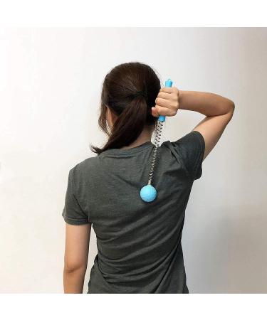 Refurbishhouse Massager Ball Hammer (2 Pack) - Manual Blow Golf Ball Massage for Back & Shoulder Pain Relief - Reduce Fatigue (Blue) - Buy Online on GoSupps.com