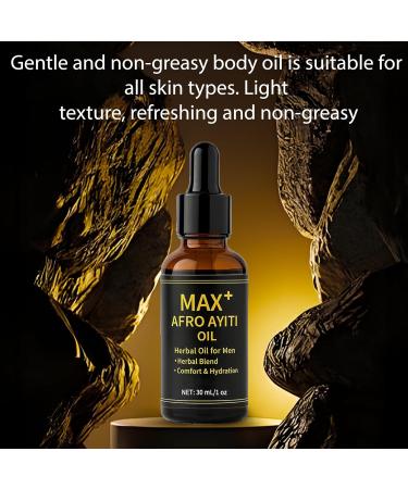 JOKODOMUS Max+ Afro Ayiti Oil for Men Natural Herbal Formula (1) - Buy Online on GoSupps.com