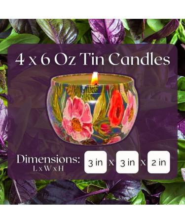 Aromatherapy Relaxing Candle Gift Set - 4 Natural Soy Candles for Stress Relief & Home Decor - Perfect Birthday Gifts for Women & Friends - Buy Online on GoSupps.com