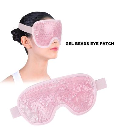TITADONG Cooling Gel Bead Eye Patch for Kids Adults Reusable Hot Cold Compress Eye Pack Cover for Swelling Fatigue Relief Washable Easy to Clean Cold Eye Masks for Pink - Buy Online on GoSupps.com