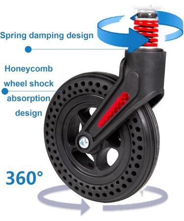 Folding Transport Wheelchair Ultralight Portable Travel Wheelchairs with Handbrake Aluminum Alloy Lightweight Wheelchair Trolleys for Elderly and Children - Buy Online on GoSupps.com