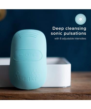 Homedics Blossom Wabod Body Brush - Silicone Cleaning Brush for All Skin Types | Gentle Clean & Invigorating Massage for Dry Skin Care - Buy Online on GoSupps.com