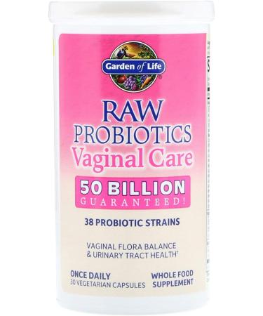 Raw Probiotics Vaginal Care 30 Capsules - Promotes Yeast Balance & UTI Health - Buy Online on GoSupps.com
