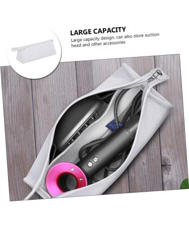 Mipcase Hair Dryer Storage Bag Organizer Bags for Travel Hair Curler Travel Hair Dryer Organizer Bag Digital 35x14cm Silver - Buy Online on GoSupps.com